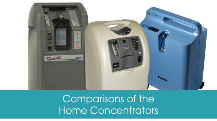 Portable Oxygen Concentrator Comparison Chart