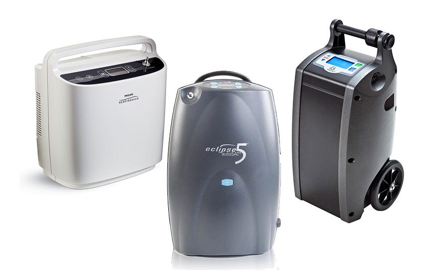 Are there any portable oxygen concentrators that are continuous flow?