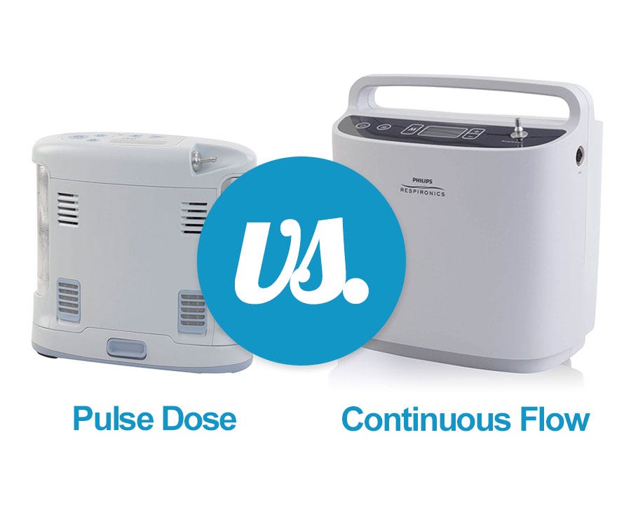 What Is the Difference Between a Pulse Dose and Continuous Flow Oxygen Concentrator?