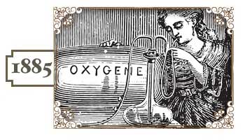 In 1885, the first recorded use of medical oxygen was on a patient with pneumonia.