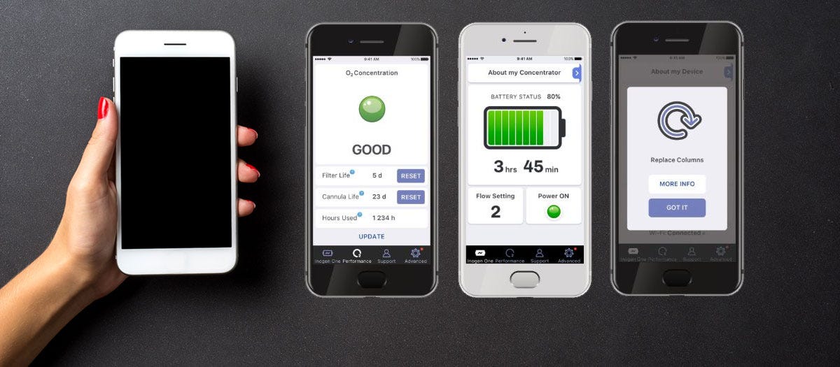 Inogen Connect – Mobile App to Monitor Your Inogen One System