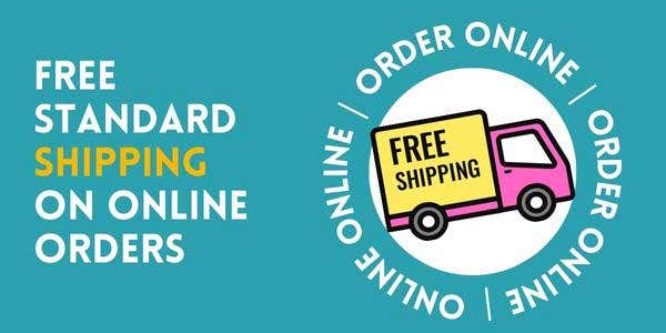 Cyber Monday Sale - FREE Standard Shipping on All Online Orders