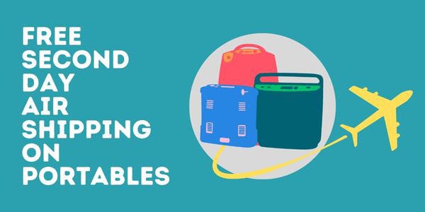 Free 2nd Day Shipping on Portable Concentrators - Cyber Monday Sale Free 2nd Day Shipping on Portable Concentrators - Cyber Monday Sale