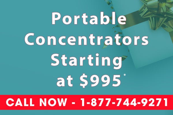 Portable Concentrator Starting at $995 - Cyber Monday Sale Portable Concentrator Starting at $995 - Cyber Monday Sale